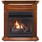 Duluth Forge Dual Fuel Ventless Gas Fireplace With Mantel - 32,000 Btu, Remote Co DFS-400R-4AS - alternate 2